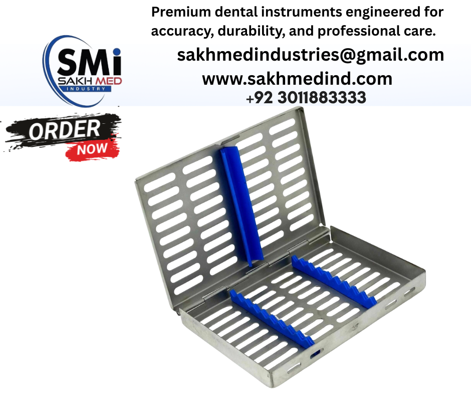 10 Pieces Dental Instruments Cassette Tray