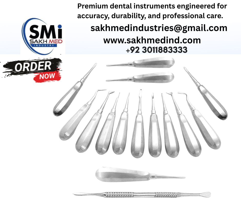 Tooth extraction dental elevator Set