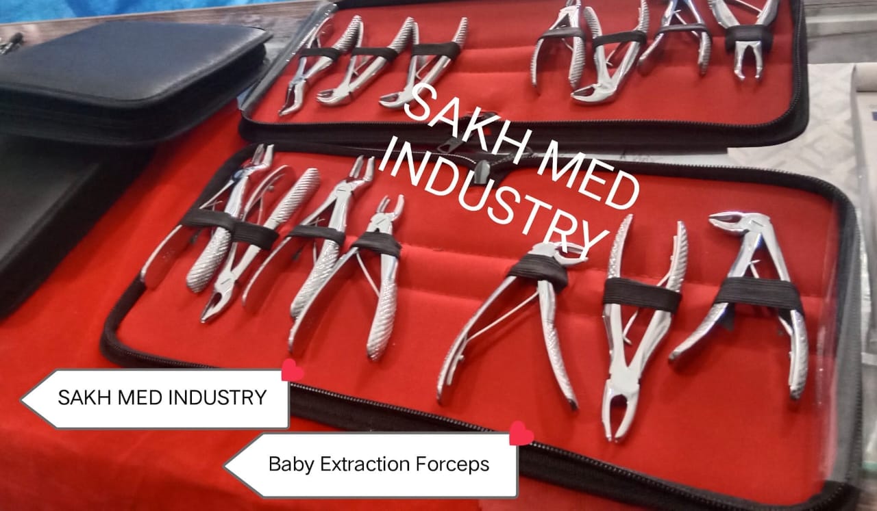 Dental Baby Extraction Forceps 7 Pcs Set