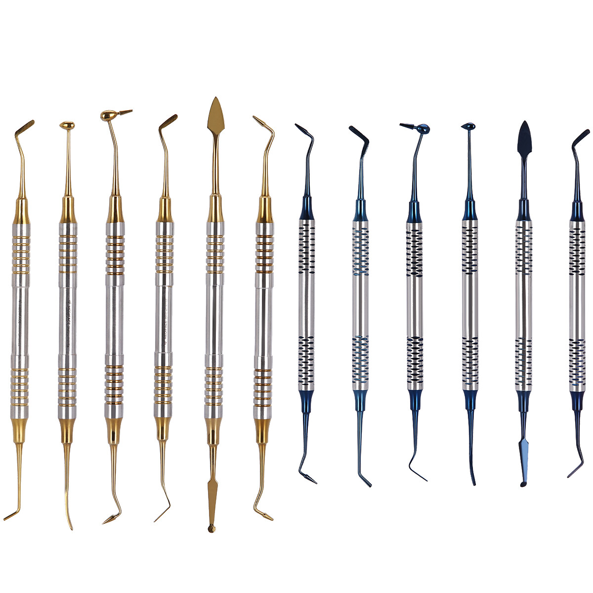 Composite Filling Instrument Gold/Blue